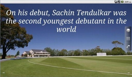 Sachin Facts Live Wallpaper截图4