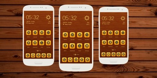 Small Yellow Icons &amp; Theme截图5