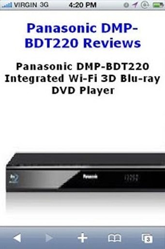 Reviews 3D Blu-ray DVD Player截图1