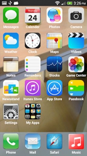 iOS 7 Launcher - Transparent截图1