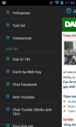 Đọc tin tức D&acirc;n Tr&iacute;截图4