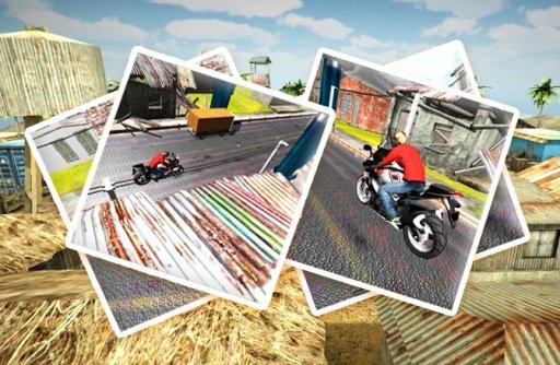 Crazy Moto Racing 3D截图1