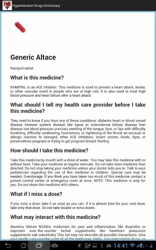 Hypertension Drugs Dictionary截图3