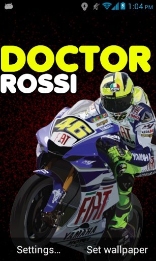 Valentino Rossi Live Wallpaper截图1