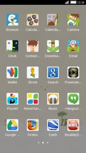 Primitive C Launcher Theme截图1