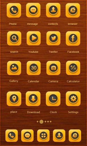 Small Yellow Icons &amp; Theme截图2