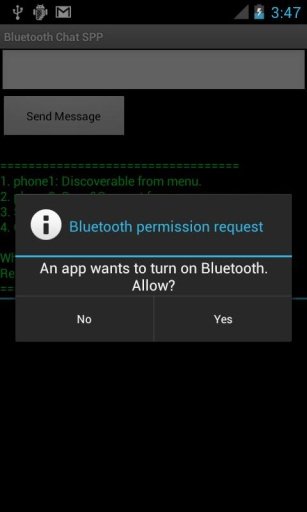 Bluetooth Chat SPP截图4