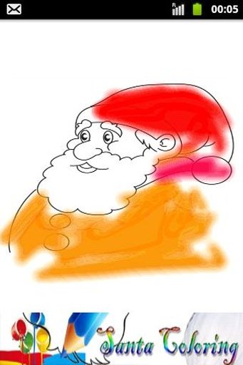 Santa Coloring (Kids Paint)截图1