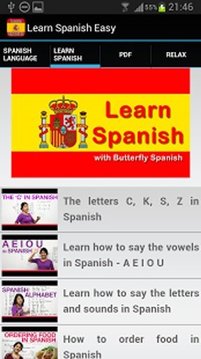Learn Spanish Easy截图