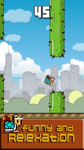 Flappy Turtle-Jetpack fly截图3