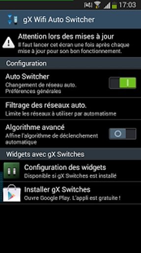 gX Wifi Auto Switcher截图6