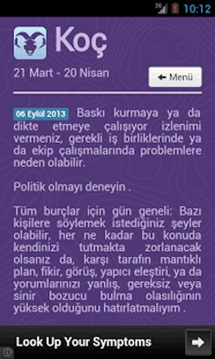 G&uuml;nl&uuml;k Bur&ccedil; (Astroloji)截图2