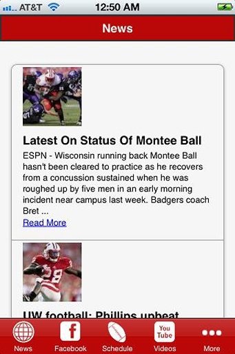 Wisconsin Football截图1