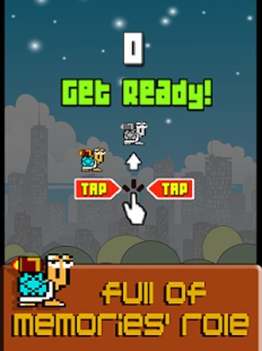 Flappy Turtle-Jetpack fly截图2