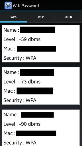 Wifi password WEP, WPA截图3