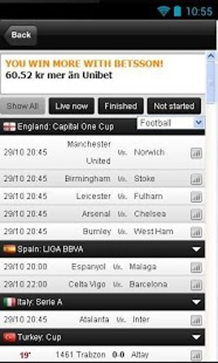 LiveScore Football LiveScore截图4