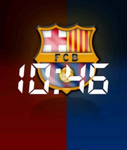 Barcelona Fans HD clock Free截图1