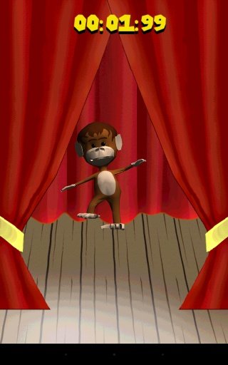 Funky Monkey 3D Circus Game截图4