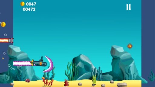 Water Runner Submarine Game截图2