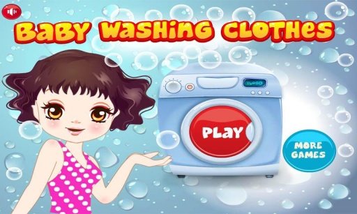 Baby Washing Clothes-Kids Game截图3