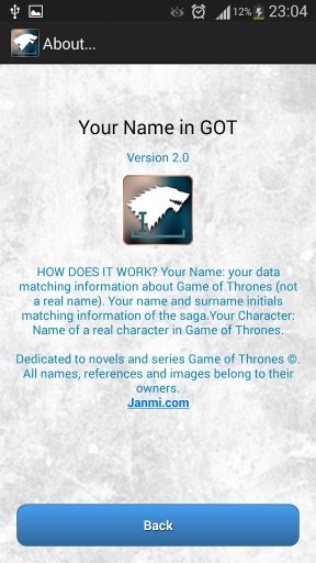 Your Name in Game of Thrones截图6