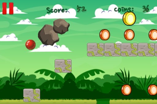 Clumsy Ball - Bouncy Red Ball截图5