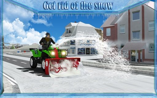 Snow Blower Truck Simulator 3D截图6