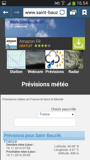 M&eacute;t&eacute;o Saint-Bauzile截图1