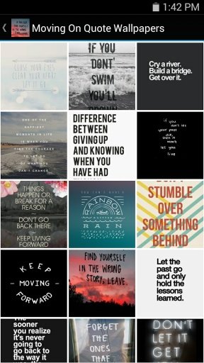 Moving On Quote Wallpapers截图2