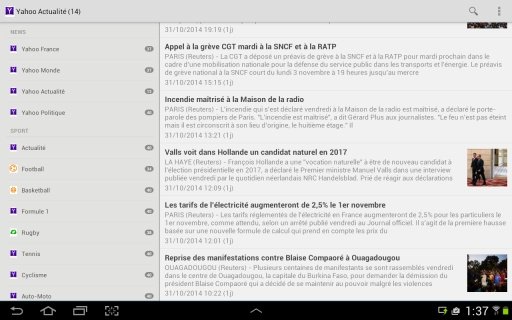 Yahoo Actualité截图1