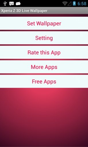 Xperia Z 3D Live Wallpaper截图3