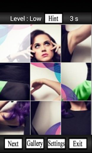 Katty Perry Puzzle Wallpaper截图1