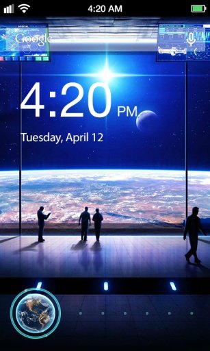 Blue Planet Lock Screen截图2