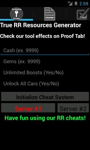 True Cheats Racing Rivals截图4