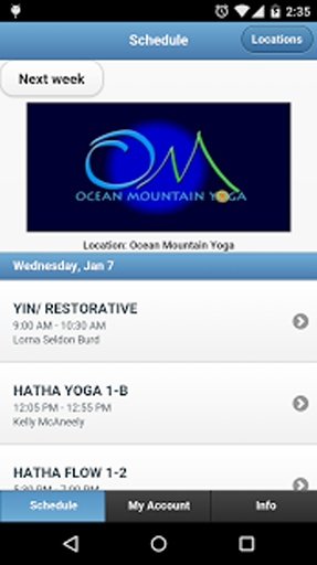 Ocean Mountain Yoga截图2