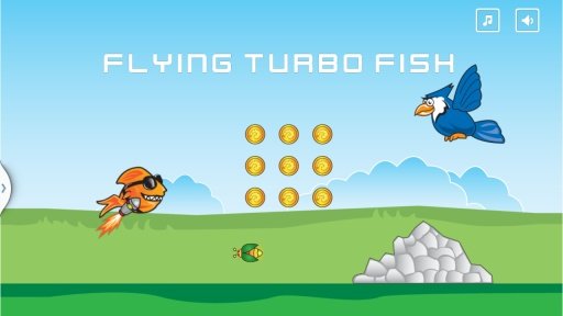 Flying Turbo Fish FREE截图2