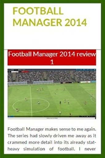 Football Manager 2014 Tip截图8