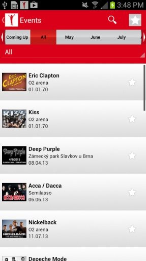 Live Nation Czech Republic截图5