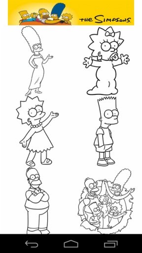 Paint Simpsons Free截图5