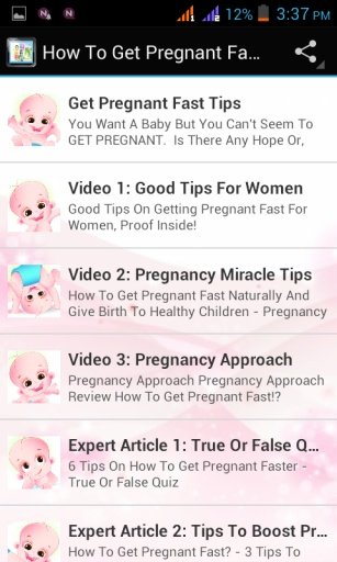 How To Get Pregnant Fast?截图1