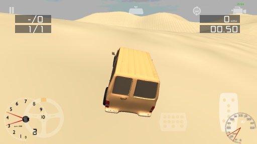 Car Jeep On Sand截图1