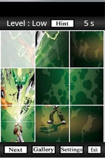 Ben 10 Walpaper Puzzle截图5