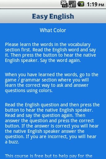 Easy English Colors截图2