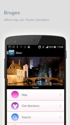 布鲁日离线地图截图1