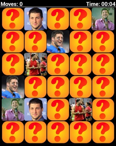 Tim Tebow Memory Game截图3