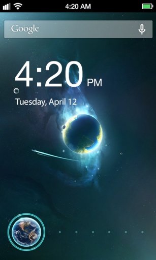 Blue Planet Lock Screen截图1