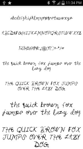 Free Fonts Pack 20截图4