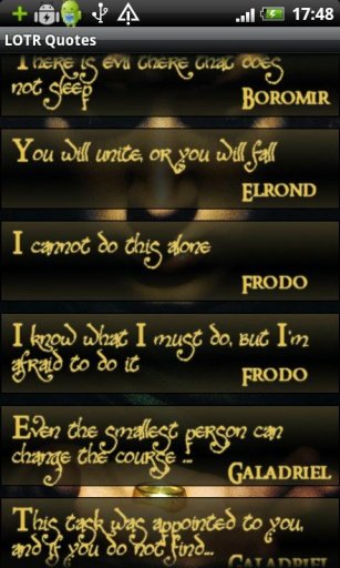 Lord Of The Rings Quotes截图3