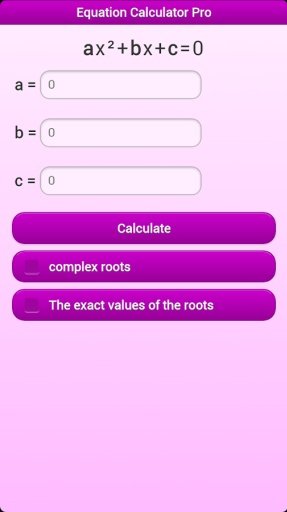 Equation Calculator Pro截图1