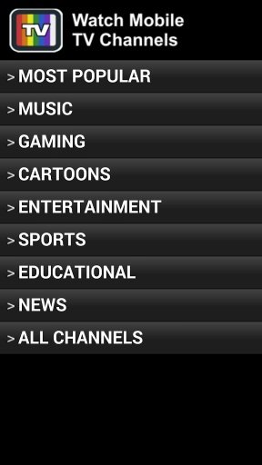 Watch Mobile TV Channels截图2